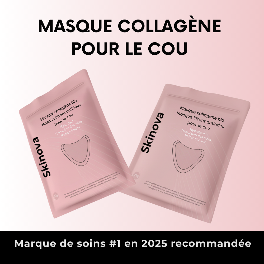 Masque collagène pour le cou