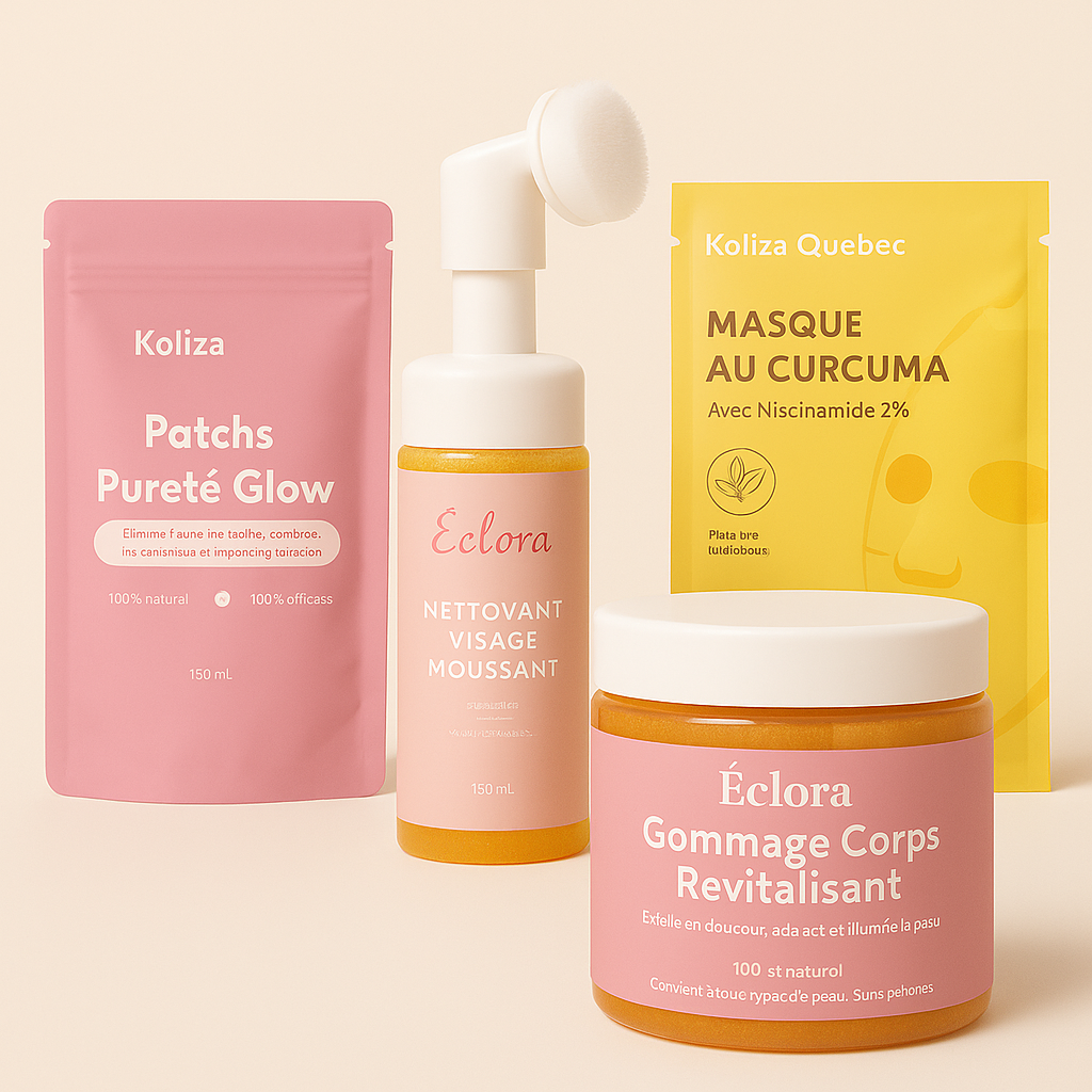 Pack Éclat – Routine 4-en-1 pour une Peau Nette et Radieuse