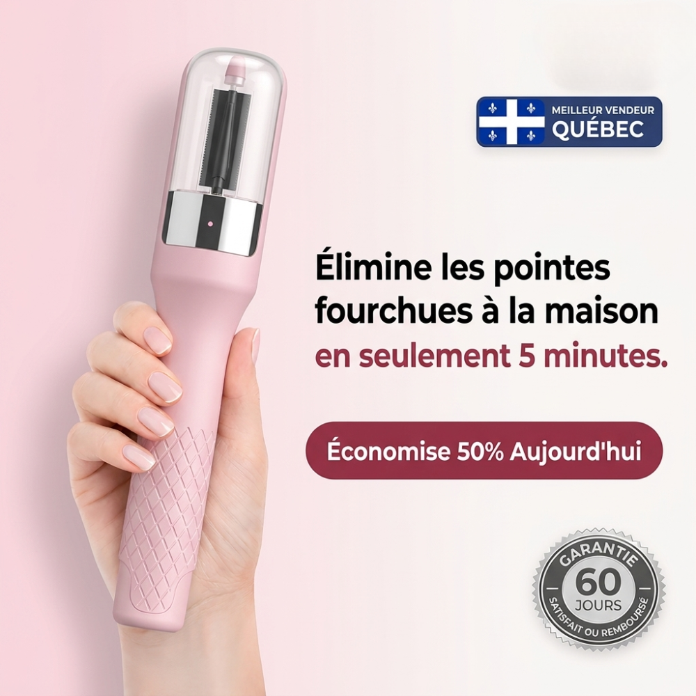 Lissia™ — Appareil Anti-Fourches pour Cheveux Lisses & Soyeux