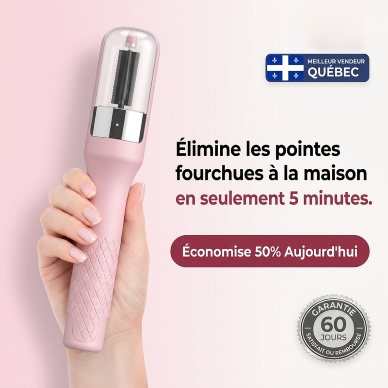Lissia™ — Appareil Anti-Fourches pour Cheveux Lisses & Soyeux