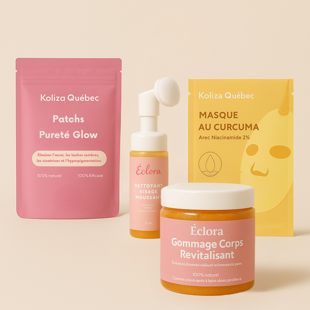 Pack Éclat – Routine 4-en-1 pour une Peau Nette et Radieuse