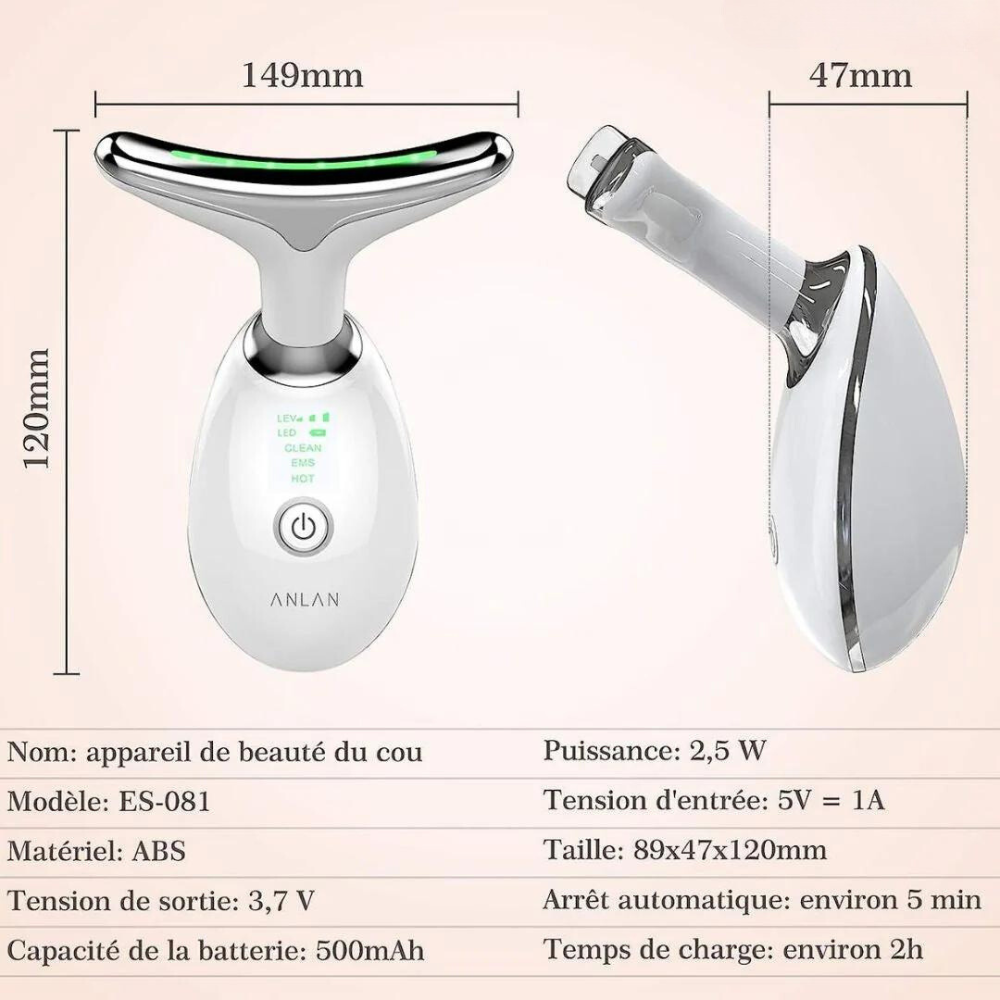 Masseur Noreska | Anti-acné et Anti-rides