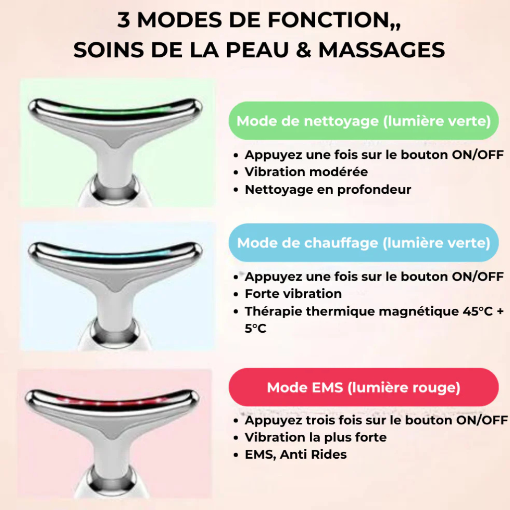 Masseur Noreska | Anti-acné et Anti-rides