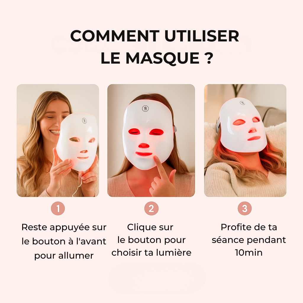 Masque LED Pour Visage | Koliza