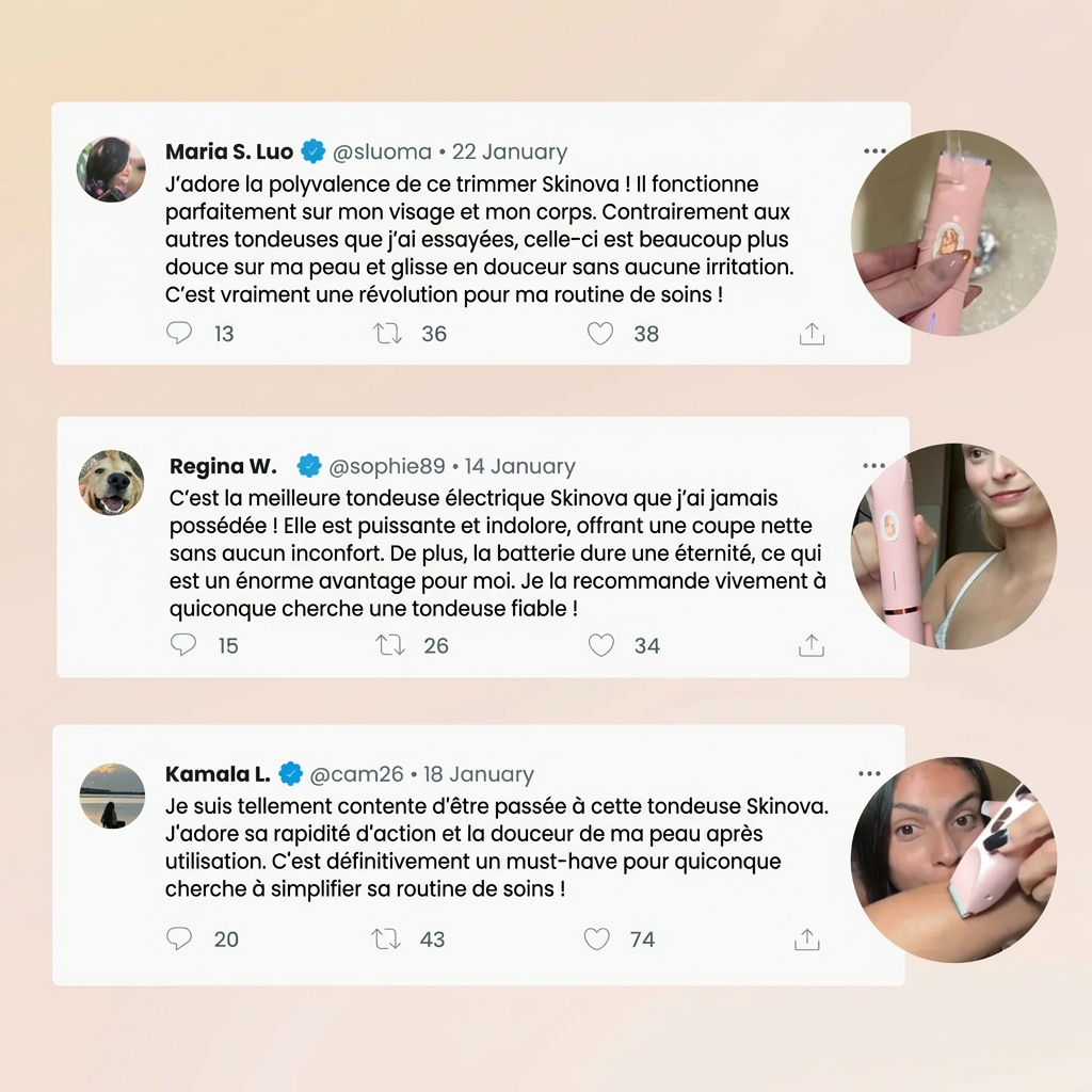 Le Rasoir Électrique Skinova 2.0